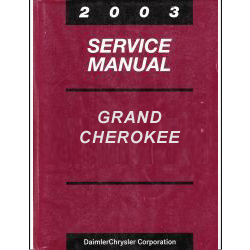 2003 Jeep Grand Cherokee Service Manual