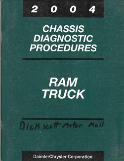 2004 Dodge Ram Truck Chassis Diagnostic Procedures