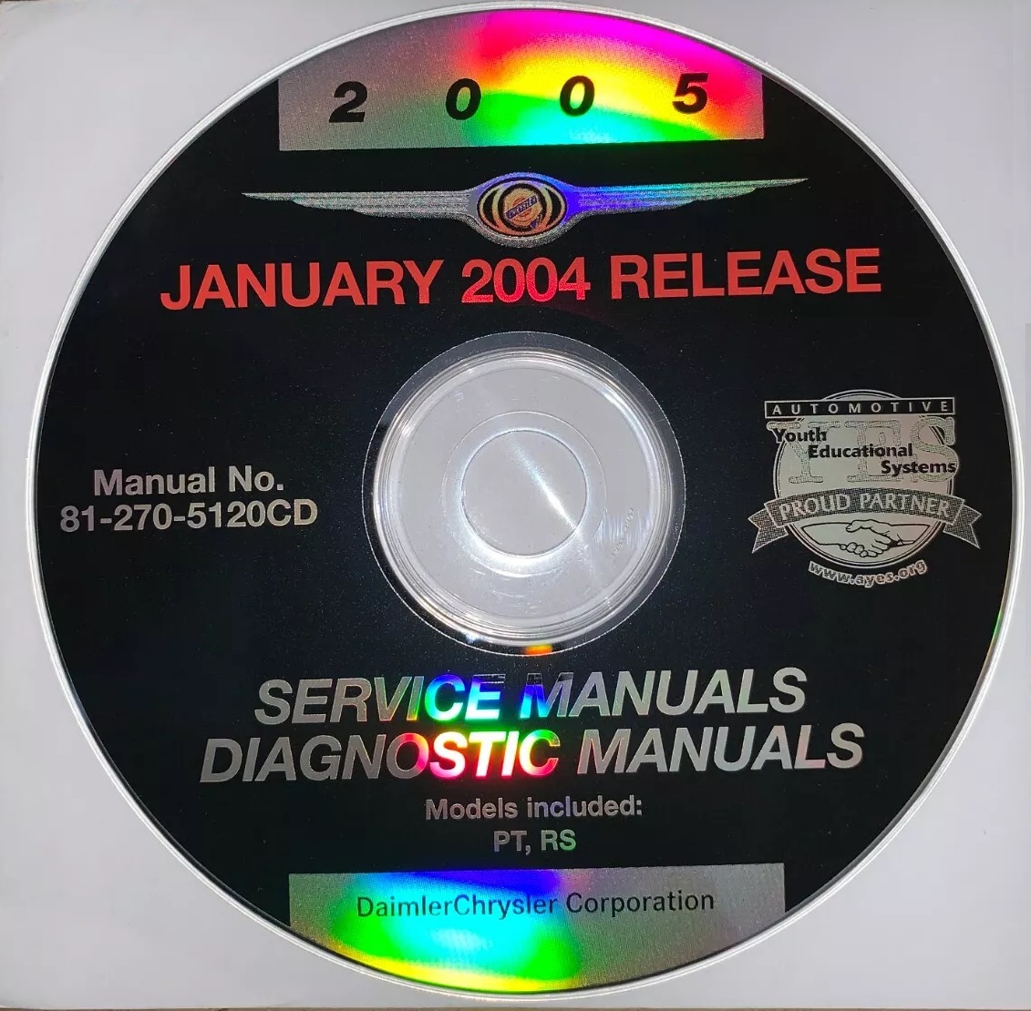 2005 Chrysler Town & Country Dodge Caravan Service Manual CD-ROM