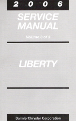 2006 Jeep Liberty Service Manual - 3 Volume Set