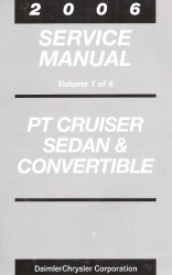 2006 Chrysler PT Cruiser Service Manual - 4 Volume Set