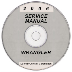 2006 Jeep Wrangler Service Manual- CD Rom