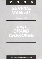 2006 Jeep Grand Cherokee Service Manual - 5 Volume Set
