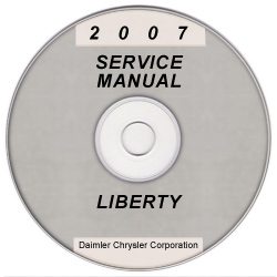 2007 Jeep Liberty (KJ) Service Manual on CD *XML & SVG*