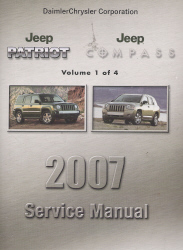 2007 Jeep Patriot & Compass Service Repair Manual - 4 Vol. Set