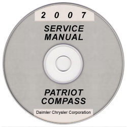 2007 Jeep Patriot and Compass (MK) Service Manual on CD *XML & SVG*