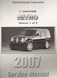 2007 Dodge Nitro Factory Service Manual - 4 Volume Set