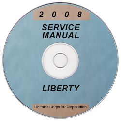 2008 Jeep Liberty Factory Service Manual on CD