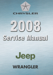 2008 Wrangler (JK) Service Manual - 4 Volume Set