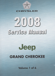 2008 Grand Cherokee (WK) Service Manual - 6 Volume Set