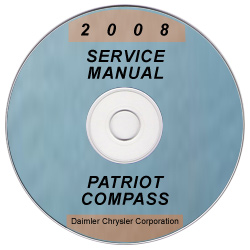 2008 Jeep Compass and Patriot Factory Service Manual on CD