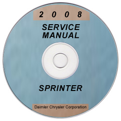 2008 Dodge Sprinter Factory Service Manual on CD