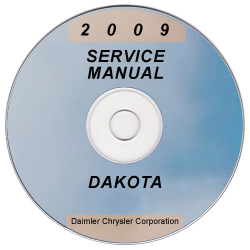 2009 Dodge Dakota Factory Service Manual on CD