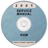 2009 Dodge Ram Truck 2500 - 5500 Factory Service Manual on CD