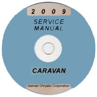 2009 Dodge / Chrysler Caravan and Town & Country Service Manual  CD-ROM