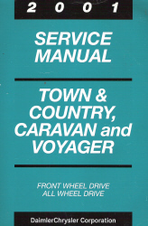 2001 Chrysler Town & Country, Dodge Caravan & Plymouth Voyager Service Repair Manual