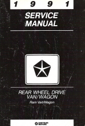1991 Dodge Ram Van/Wagon Service Manual