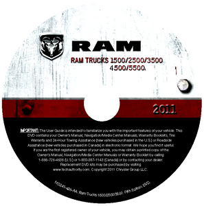 2011 Dodge Ram Truck 1500 Factory Service Manual - USB
