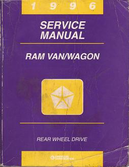 1996 Dodge Ram Van / Wagon Rear Wheel Drive Service Manual