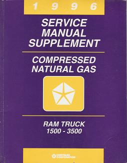 1996 Dodge Ram Truck 1500 - 3500 Service Manual Supplement