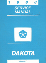 1988 Dodge Dakota Service Manual