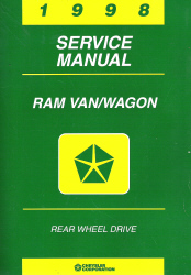 1998 Chrysler/Dodge Ram Van and Wagon Factory Service Manual