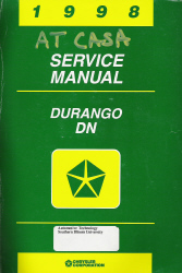 1998 Dodge Durango (DN) Factory Service Manual 