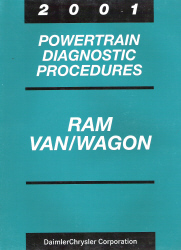 2001 Dodge Ram Van/Wagon Powertrain Diagnostic Procedures