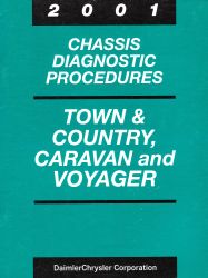 2001 Chrysler Town & County & Dodge Caravan Factory Chassis Diagnostic Procedures Manual