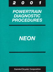 2001 Dodge Neon Factory Powertrain Diagnostic Procedures Manual