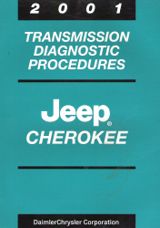 2001 Jeep Cherokee Transmission Diagnostic Procedures