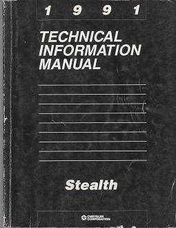 1991 Dodge Stealth Technical Information Manual