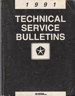 1991 Chrysler Technical Service Bulletins