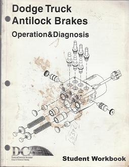 2003 Dodge Truck Antilock Brakes Opeartation & Diagnosis Student Workbook