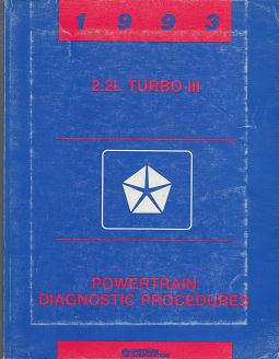 1993 Chrysler / Dodge / Plymouth 2.2L Turbo III Powertrain Diagnostic Procedures