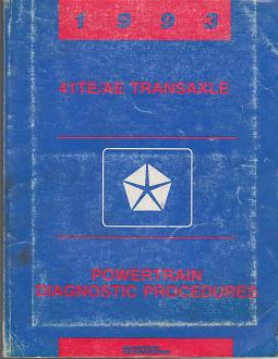 1993 Chrysler / Dodge / Plymouth 41TE/AE Transaxle Powertrain Diagnostic Procedures