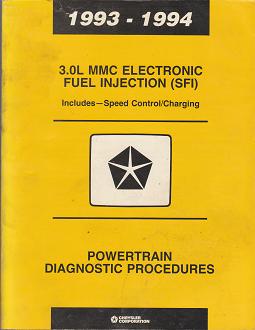 1993 - 1994 Chrysler / Dodge / Plymouth 3.0L MMC Electronic Fuel Injection (SFI) Powertrain Diagnostic Procedures