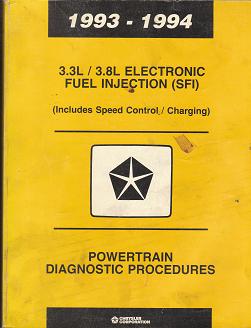 1993 - 1994 3.3 / 3.8L Electronic Fuel Injection (SFI) (Includes Speed Control / Charging) Powertrain Diagnostic Procedures