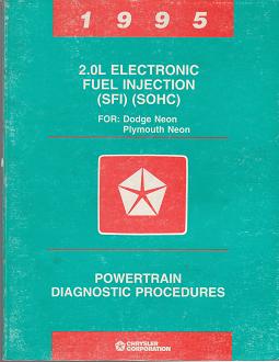 1995 Dodge Neon / Plymouth Neon 2.0L Electronic Fuel Injection Powertrain Diagnostic Procedures