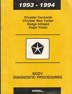 1993 - 1994 Chrysler Concorde / Chrysler New Yorker / Dodge Intrepid / Eagle Vision Body Diagnostic