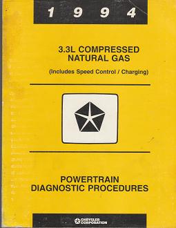 1994  Chrysler / Dodge / Plymouth 3.3L Compressed Natural Gas Powertrain Diagnostic Procedures