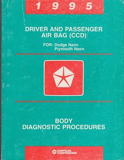 1995 Dodge / Plymouth Neon Driver and Passenger Air Bag (CCD) Body Diagnostic Procedures