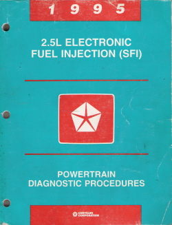 1995 2.5L Electronic Fuel Injection (SFI) Powertrain Diagnostic Procedures Manual