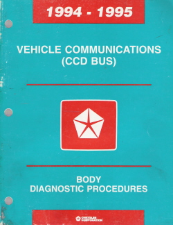1993 - 1995 Chrysler Concorde, LHS, New Yorker, Dodge Intrepid & Eagle Vision Body Diagnostic Procedures Manual