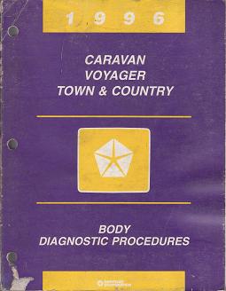 1996 Chrysler Town & Country / Dodge Caravan / Plymouth Voyager Body Diagnostic Procedures