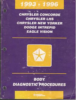 1993 - 1996 Chrysler Concorde / LHS / New Yorker / Dodge Intrepid / Eagle Vision Body Diagnostic Procedures