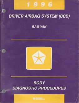 1996 Dodge Ram Van Driver Airbag System (CCD) Body Diagnostic Procedures