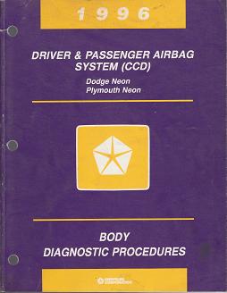 1996 Plymouth / Dodge Neon Driver & Passenger Airbag System (CCD) Body Diagnostic Procedures