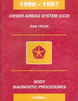 1996 - 1997 Dodge Ram / Dakota Driver Airbag System (CCD) Body Diagnostic Procedures
