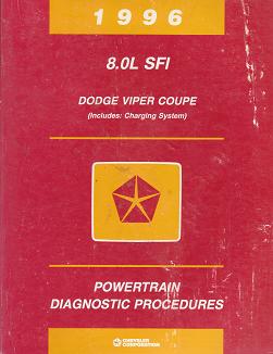 1996 Dodge Viper Coupe 8.0L SFI (Includes: Charging System) Powertrain Diagnostic Procedures